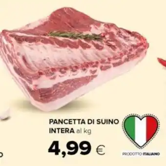 Oasi PANCETTA DI SUINO INTERA al kg offerta