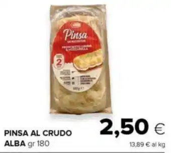 Oasi PINSA AL CRUDO ALBA gr 180 offerta