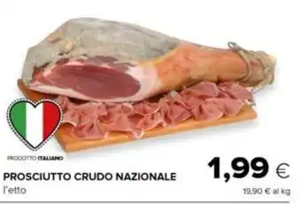 Oasi PROSCIUTTO CRUDO NAZIONALE l'etto offerta