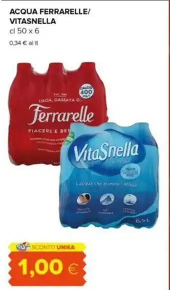 Oasi ACQUA FERRARELLE/ VITASNELLA cl 50 x 6 offerta