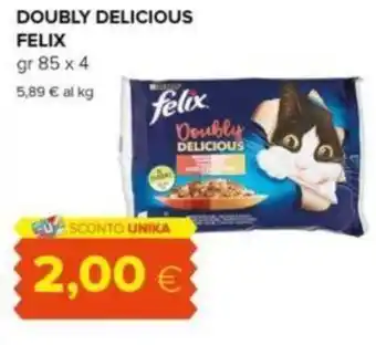 Oasi DOUBLY DELICIOUS FELIX gr 85 x 4 offerta