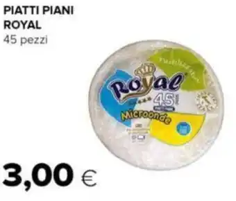 Oasi PIATTI PIANI ROYAL 45 pezzi offerta