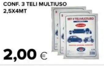CONF. 3 TELI MULTIUSO 2,5X4MT