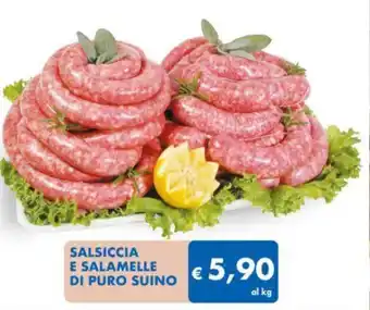 MD Discount SALSICCIA E SALAMELLE DI PURO SUINO offerta
