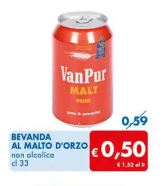 MD Discount Bevanda AL MALTO D'ORZO cl 33 offerta