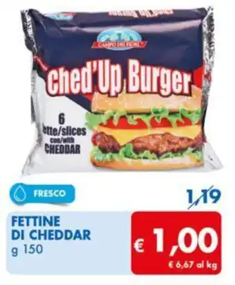 MD Discount FETTINE DI CHEDDAR g 150 offerta