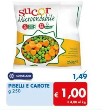 MD Discount PISELLI E CAROTE g 250 offerta