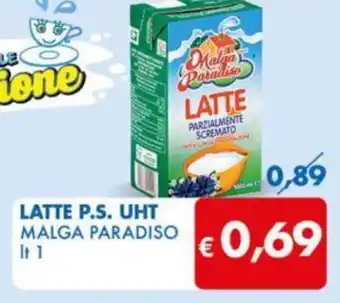 MD Discount LATTE P.S. UHT MALGA PARADISO lt 1 offerta