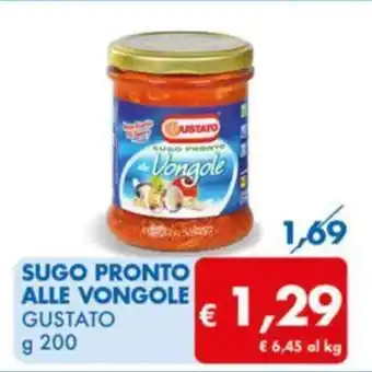 MD Discount SUGO PRONTO | ALLE VONGOLE GUSTATO g 200 offerta