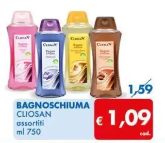 MD Discount BAGNOSCHIUMA CLIOSAN assortiti ml 750 offerta