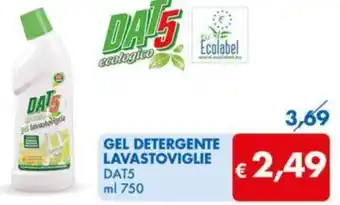 MD Discount GEL DETERGENTE LAVASTOVIGLIE DAT5 ml 750 offerta