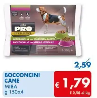 MD Discount BOCCONCINI CANE MIBA g 150 x 4 offerta