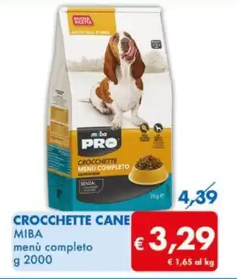 MD Discount CROCCHETTE CANE MIBA menù completo g 2000 offerta
