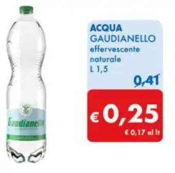 ACQUA GAUDIANELLO effervescente naturale L 1,5