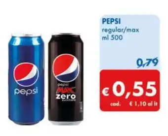 MD Discount PEPSI regular/max ml 500 offerta
