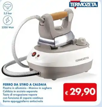 MD Discount TERMOZETA FERRO DA STIRO A CALDAIA offerta