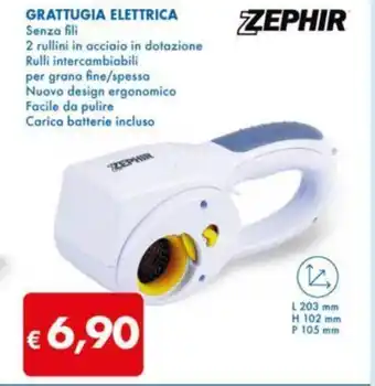 MD Discount ZEPHIR GRATTUGIA ELETTRICA offerta
