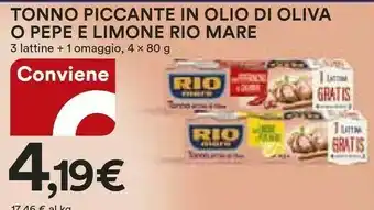Coop Rio Mare Tonno Piccante In Olio Di Oliva O Pepe E Limone offerta