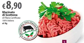 Extra Supermercati Macinato di Scottona di Filiera Certificata offerta