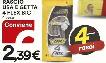 Coop Bic Rasoio Usa E Getta 4 Flex offerta