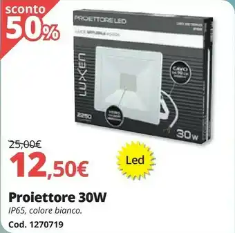 Brico Io Proiettore 30W offerta