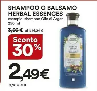 Coop Herbal essences 8001841171197 Shampoo Per Capelli Donna Non Professionale 250 Ml offerta