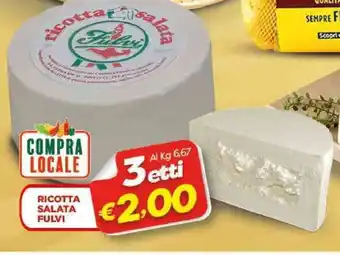 Crai RICOTTA SALATA FULVI offerta