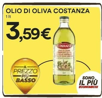 Coop Costanza Olio Di Oliva offerta