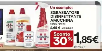 Coop Amuchina Sgrassatore Disinfettante offerta