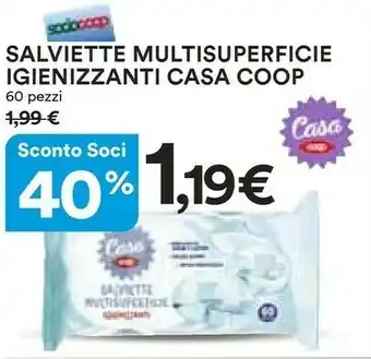 Coop Salviette Multisuperficie Igienizzanti offerta