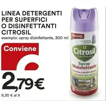 Coop Citrosil Linea Detergenti Per Superfici O Disinfettanti offerta