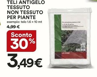 Coop Teli Antigelo Tessuto Non Tessuto Per Piante offerta
