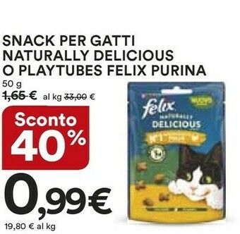 Coop Purina Snack Per Gatti Naturally Delicious offerta