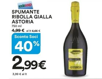 Coop Astoria Spumante Ribolla Gialla offerta