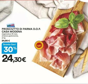 Coop Casa Modena Prosciutto Di Parma Dop offerta