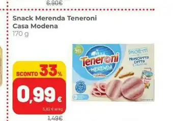 Coop Casa Modena Teneroni La Merenda Equilibrata 170 G(ml) offerta