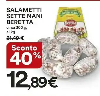 Coop Beretta Salametti Sette Nani 300 G offerta