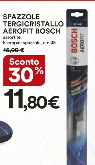 Coop Bosch Spazzole Tergicristallo Aerofit offerta