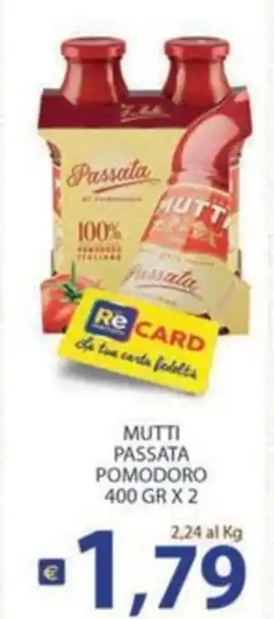 MUTTI PASSATA POMODORO 400 GR X 2