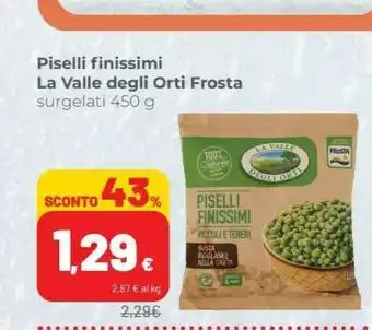 Coop La Valle Degli Orti Piselli Finissimi offerta