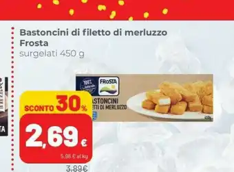 Coop Frosta - 15 Bastoncini di Filetti di Merluzzo 450 g(ml) offerta