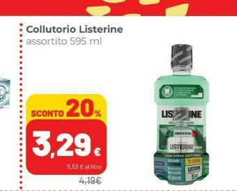 Coop Listerine Collutorio offerta