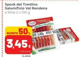 Coop Salumificio val rendena Carpaccio Di Carne Salada Del Trentino 100 G(ml) offerta