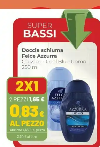 Coop Felce Azzurra Doccia Schiuma Classico/Cool Blue Uomo offerta