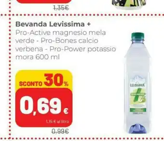 Coop Levissima Pro Power Gusto Mora 600 G(ml) offerta