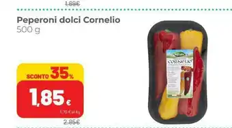 Coop Valfrutta Peperoni Dolci Cornelio offerta