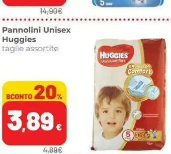 Coop Huggies Pannolini Unisex offerta