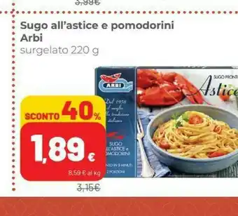 Coop Arbi Sugo All'astice E Pomodorini offerta