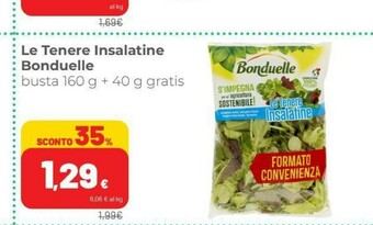 Coop Bonduelle Le Tenere Insalatine offerta
