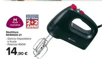 Carrefour Mandine Sbattitore MHM400-21 offerta